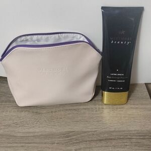 Westmore Beauty Cream And Makeup Case With Over Size Brush